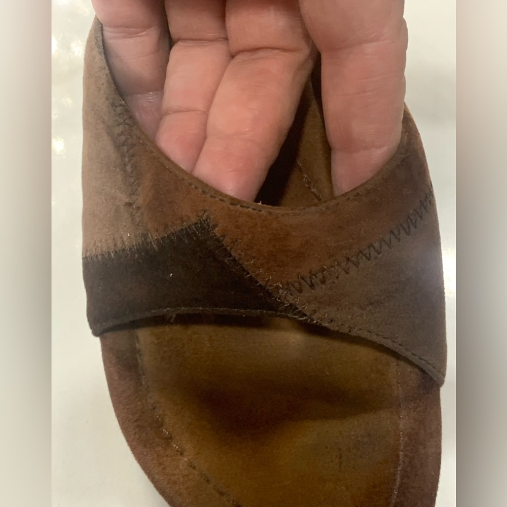 Splash 70’s Patchwork Mules. Size 6 - image 7